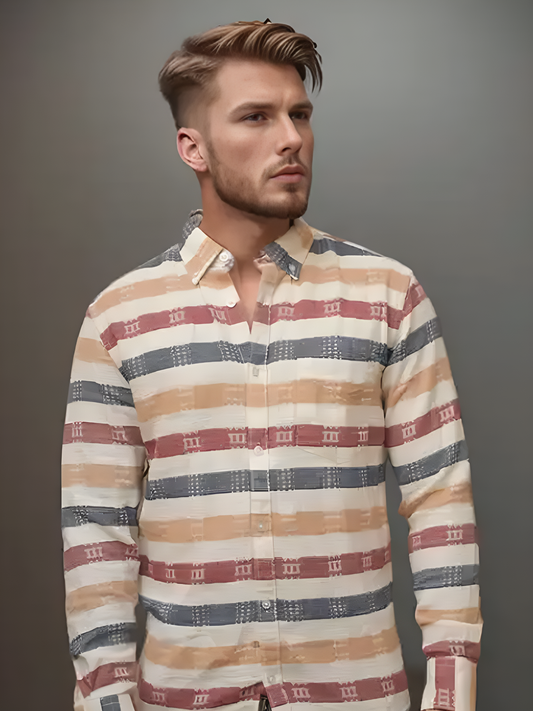 Slim Fit Checked Casual Shirt